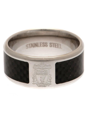 Liverpool FC Carbon Fiber Ring - Small, Front View