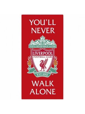Front view of Liverpool FC Towel YNWA