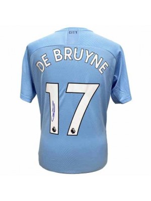 Manchester City FC De Bruyne Signed Shirt