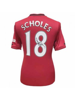 Manchester United FC Scholes Signed Shirt