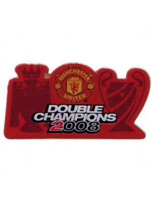 Manchester United FC Double Champions Badge