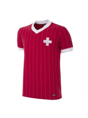 Switzerland 1982 Short Sleeve Retro Football Shirt