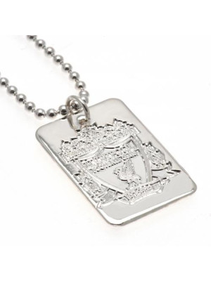 Liverpool FC Silver Plated Dog Tag & Chain