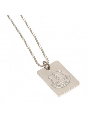 Everton FC Silver Plated Dog Tag