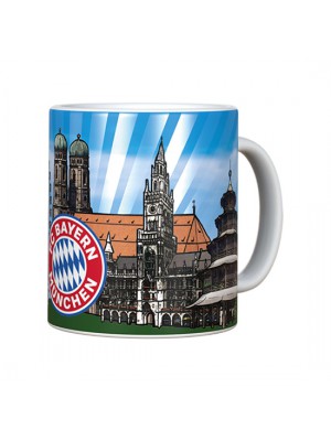 FC Bayern Munchen Tasse Skyline Metallic