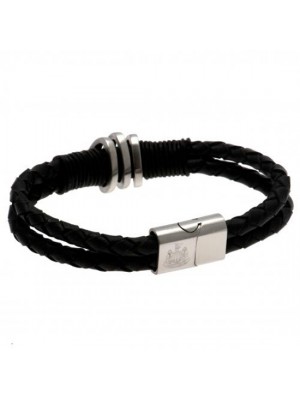 Newcastle United FC Leather Bracelet