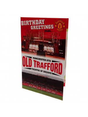 Manchester United FC Pop Up Birthday Card