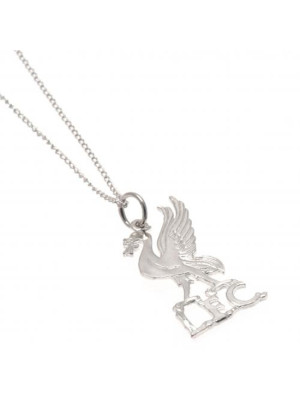 Liverpool FC Sterling Silver Pendant & Chain LB