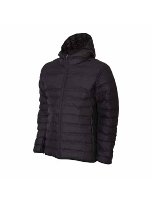 Classic All Black Hooded Puffer Jacket