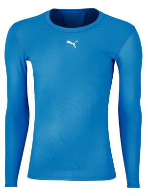 Puma compression tee long sleeve - blue