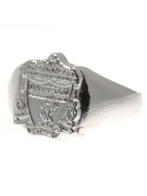 Liverpool FC Silver Plated Crest Ring