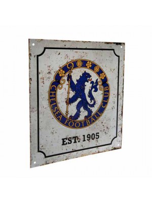 Chelsea FC Retro Logo Sign