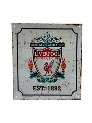 Liverpool FC Retro Logo Sign