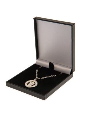 Chelsea FC Silver Plated Boxed Pendant CR - Front View