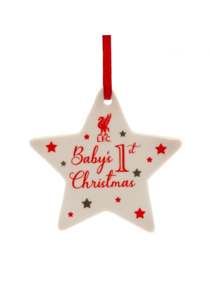 Liverpool FC Baby’s First Christmas Decoration - Front View