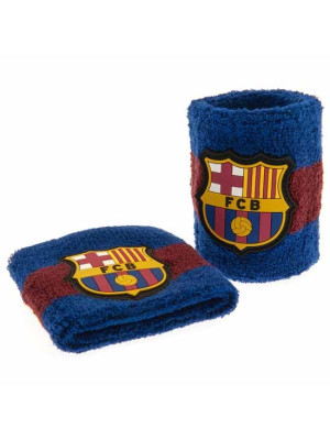 FC Barcelona Wristbands - Pair Front View