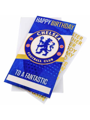 Chelsea FC Personalised Birthday Card