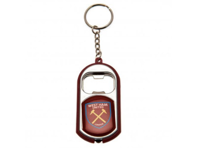 West Ham United FC Key Ring Torch Bottle Opener