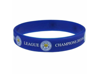 Leicester City FC Silicone Wristband Champions