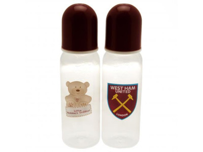 West Ham United FC 2 Pack Feeding Bottles