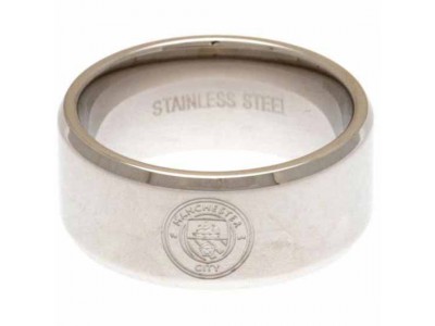 Manchester City FC Band Ring Large