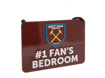 West Ham United FC Bedroom Sign No1 Fan