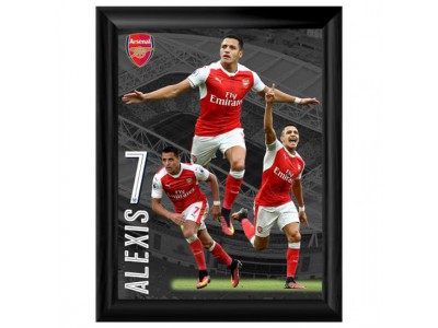 Arsenal FC Framed Print Sanchez 16 x 12