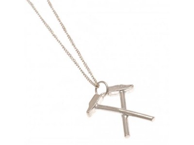 West Ham United FC Sterling Silver Pendant & Chain HM