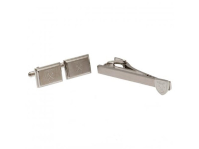 West Ham United FC Tie Slide & Cufflink Set