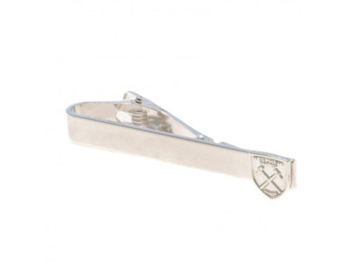 West Ham United FC Silver Plated Tie Slide