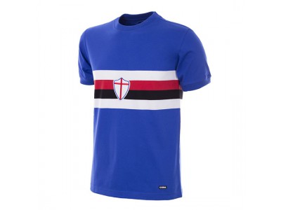 UC Sampdoria 1975 - 76 Short Sleeve Retro Football Shirt