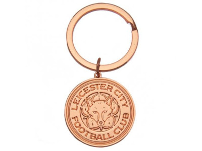 Leicester City FC Rose Gold Plated Keyring