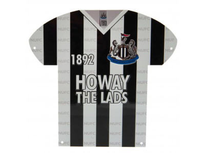 Newcastle United FC Metal Shirt Sign