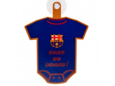 FC Barcelona Baby On Board Sign