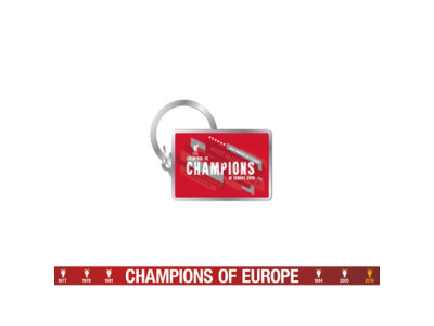 Liverpool FC Champions Of Europe Keyring