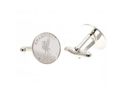 Liverpool FC Champions Of Europe Sterling Silver Cufflinks