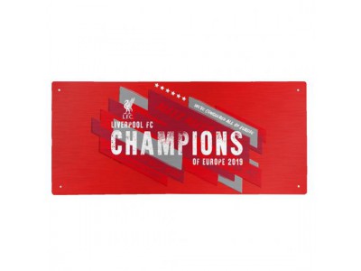 Liverpool FC Champions Of Europe Street Sign