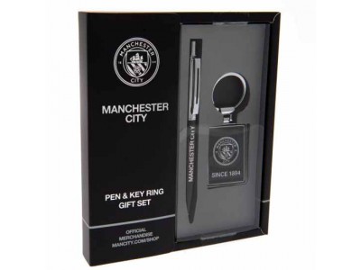 Manchester City FC Pen & Keyring Set