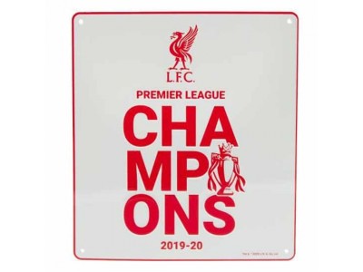 Liverpool FC Premier League Champions Sign WT