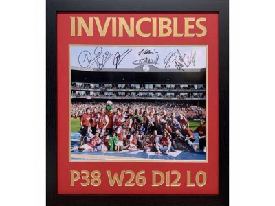 Arsenal FC Invincible Season Signed Framed Print