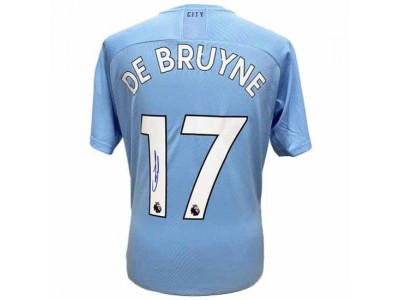 Manchester City FC De Bruyne Signed Shirt