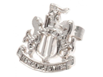Newcastle United FC Sterling Silver Stud Earring