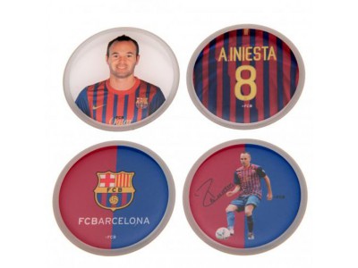 FC Barcelona 3D Stickers 4pk Iniesta