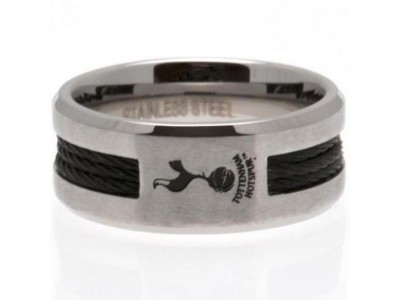 Tottenham Hotspur FC Black Inlay Ring Medium