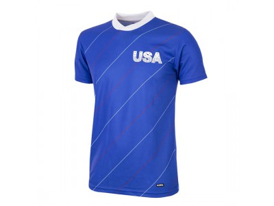 USA 1984 Short Sleeve Retro Football Shirt