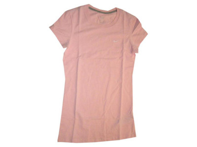 crew neck solid tee - womens - pink