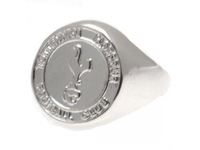 Tottenham Hotspur FC Silver Plated Crest Ring Large