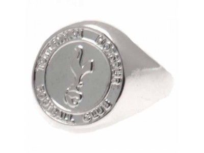 Tottenham Hotspur FC Silver Plated Crest Ring Medium