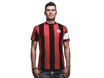 Milan Capitano T-Shirt - Black Red 