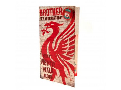 Liverpool FC Birthday Card Brother